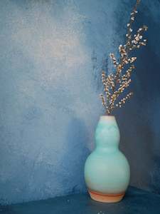 Lavender Sky: Turquoise Sky Vase - Nam Tao - VIII