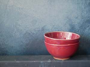 Copper red bowl