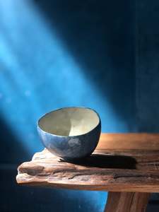Blue Eggshell Bowl