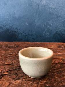 Drinkware: Chinese Teacup, Emerald, Cracked Pattern, Shinny Glazed, Handmade