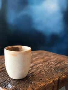 Drinkware: Sold!! Cup, Rustic, Light Brown, Rough, Handmade