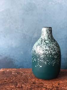Vase: Peacock Speckle Vase