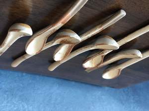 Utensil: Very Matte Spoons, Red clay, Handmade