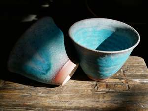 Lavender Sky: Turquoise Sky Bowl - II