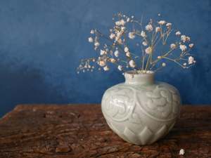 Celadon: Green Celadon Vase - XV