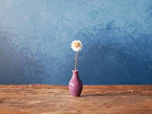 Hand-thrown Tiny Bud Vase / copper-purple kinyo glazed - P16