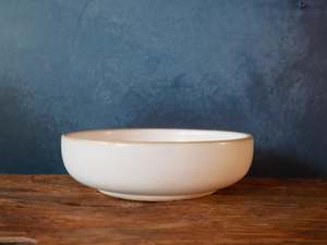 White Speckle Deep Plate - I (SET OF TWELVE)