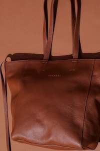 Salasai Only: AW2020 DISRUPTION TOTE - TAN LEATHER