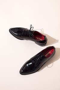 Salasai Only: SILENCIO SHOE - BLACK ETHICAL LEATHER