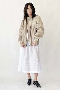 Ss2022 Earth Rising: GALACTIC BOMBER - BEIGE