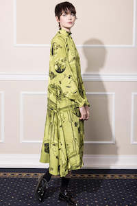 Aw2022 Neon Desert: DESERT LEISURE DRESS - NEON PRINT