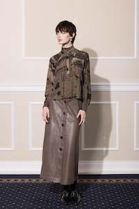 DESERT LEISURE SHIFT - CHOCOLATE PRINT