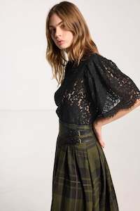 Lace Tee - Black
