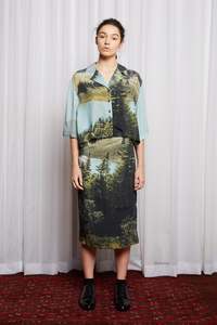 DREAMSCAPE WRAP DRESS - DREAMERS PRINT