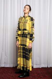 Dreamscape Sale: MODERNIST DRESS - DISRUPTION PLAID