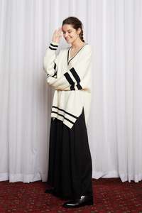 DUX JUMPER - IVORY MERINO KNIT