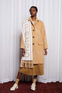 Dreamscape Sale: SCIFI SCARF - BEIGE MERINO KNIT