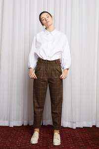 CULT CLASSIC PANT - BROWN CHECK
