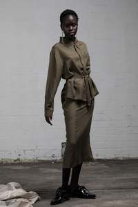 Aw2021 Sanctuary: BETROTHED WRAP DRESS - KHAKI