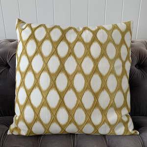 Home & Garden: Mustard Textured Cotton Cushion Cover