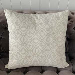 Home & Garden: Beige & Cream Cotton Cushion Cover