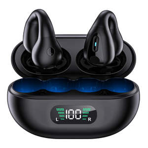 Open Ear Clip Headphones, Wireless Earbuds Bluetooth Earphones