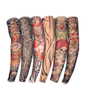 Clothing Fashion: Pack of 6 Arm Sleeve Stretch Costume Fake Tattoo Stocking