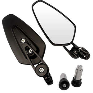 Motorbike Accessories: Motorcycle Bar End Mirrors Motorbike Rearview Mirror