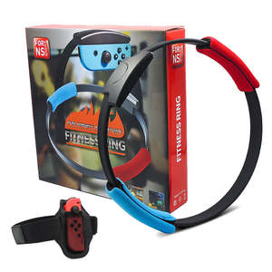 Game Console Accessories: (NO GAME) For Nintendo Switch NS Adventure Fitness Ring Healthy Exercise Ring-Con&Leg Strap