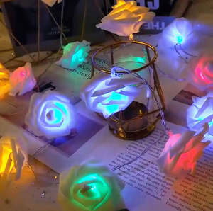String Lights: 3Meters 30LED Rose Flower String Lights