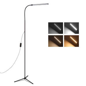 Lighting Bulbs: USB Adjustable LED Floor Lamp Reading Dimmable Light