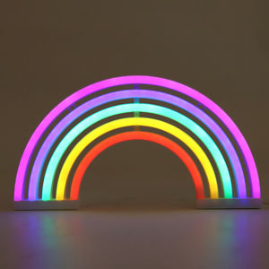 LED Rainbow Neon Sign Night Light