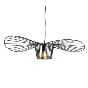 Pendant Light Black Metal Hat Shape Lamp Hanging