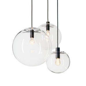 Pendant Lights: 20cm Glass Pendant Light