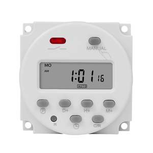 Others In Electrical: 12V 16A LCD DAY PROGRAMMABLE TIMER TIME RELAY SWITCH 24 HOUR 7 Mini DC