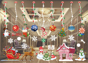 Decorations: Xmas Window Clings Decoration