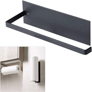 For Home: Paper Towel Holder - Black