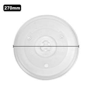 Kitchen Dining: 27CM Microwave Turntable Glass Plate