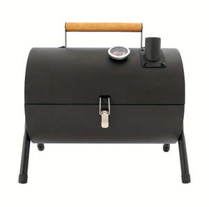 Portable Charcoal Grill, Tabletop Outdoor Barbecue Smoker, Small BBQ Grill