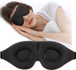 Travel Accessories: Travel Sleep Eye Mask 3D Memory Foam Padded Light Sleeping Blindfold