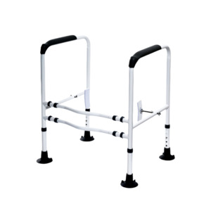 Toilet Safety Frame & Rail Black