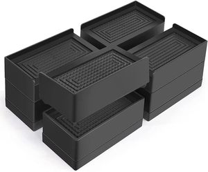 Bedroom: 4Pcs Furniture Risers 7.5cm