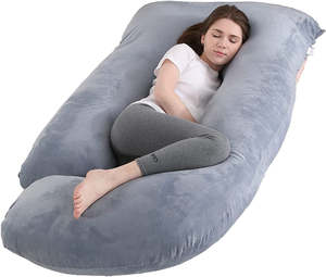 Bedroom: Pregnancy Pillow - Grey