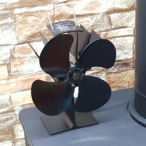 Heat Powered Stove Fireplace Fan
