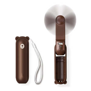 Heating Cooling: Mini Fan with Power Bank, Flashlight