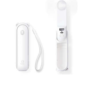 Mini Fan with Power Bank, Flashlight