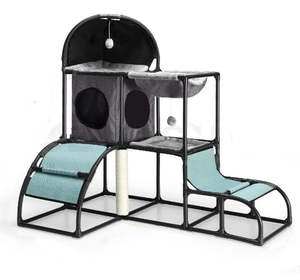 Cat Tree Tower Post Scratcher Scratching Condo Play House