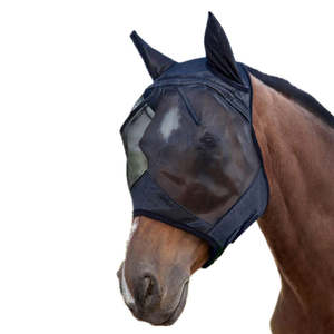 Other Pets: M Pony Cob Horse Fly Mask with Ears