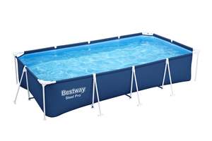 Swimming Pools Spas: Bestway Steel Pro Swimming Pool 4.00m x 2.11m x 81cm