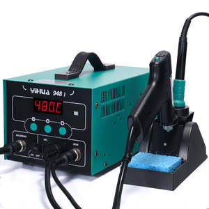 LCD Soldering Iron Desoldering 2in1 Station